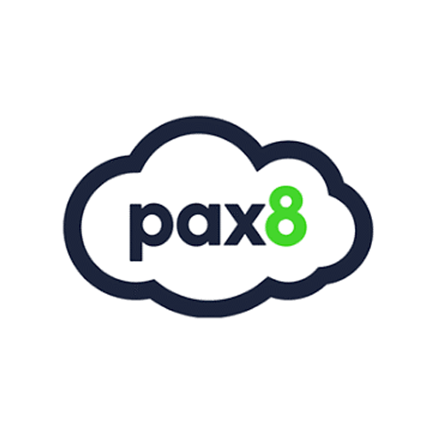 Pax8 logo.